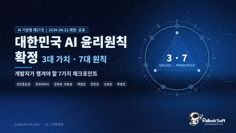 정부 AI 윤리원칙 확정, 개발자가 챙겨야 할 7대 원칙