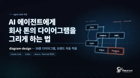AI 에이전트에게 "회사 톤"의 다이어그램을 그리게 하는 스킬, diagram-design